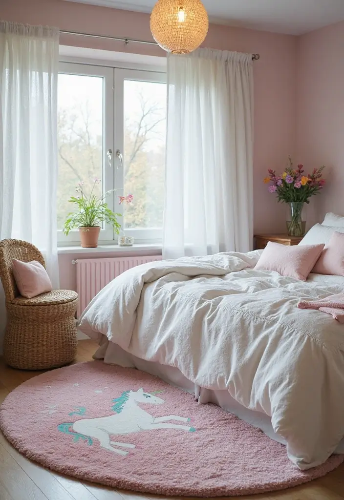 30+ ACNH Rug Ideas You’ll Want to Copy 23 30+ ACNH Rug Ideas You’ll Want to Copy - 23. Magical Unicorn & Fairy Rug