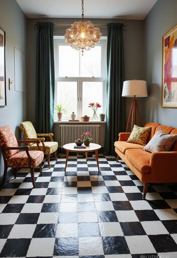 30+ ACNH Rug Ideas You’ll Want to Copy 24 30+ ACNH Rug Ideas You’ll Want to Copy - 24. Classic Checkerboard Rug