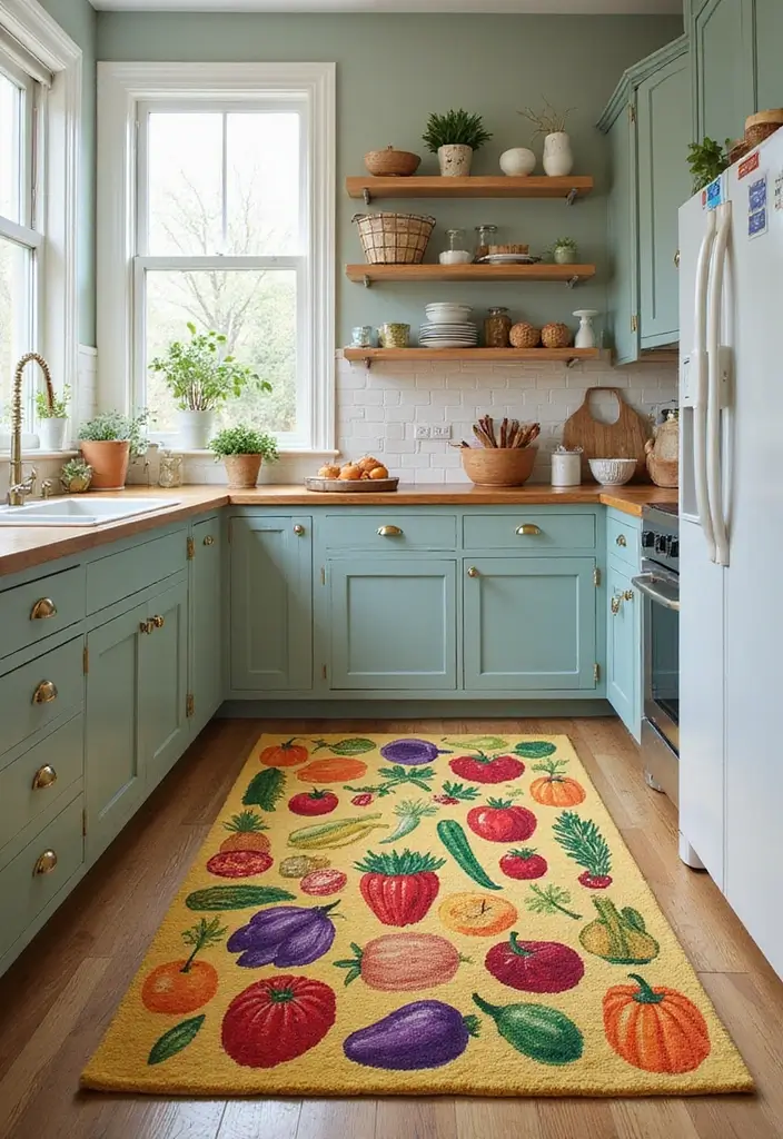 30+ ACNH Rug Ideas You’ll Want to Copy 27 30+ ACNH Rug Ideas You’ll Want to Copy - 27. Farm Fresh Produce Rug