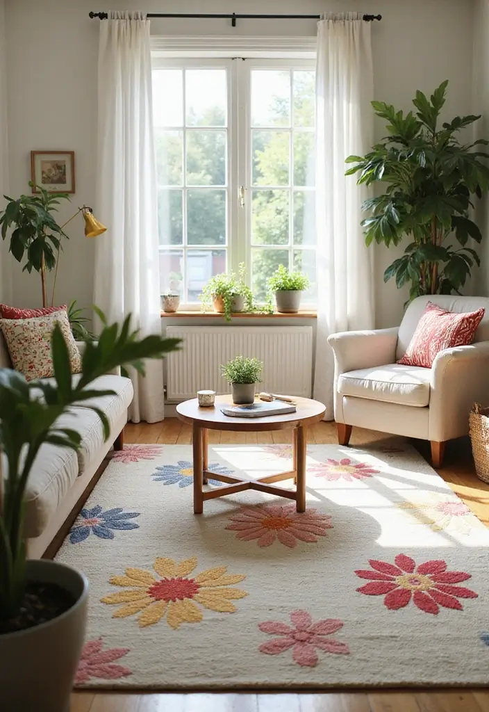 30+ ACNH Rug Ideas You’ll Want to Copy 8 30+ ACNH Rug Ideas You’ll Want to Copy - 8. Nature's Best: Floral Designs
