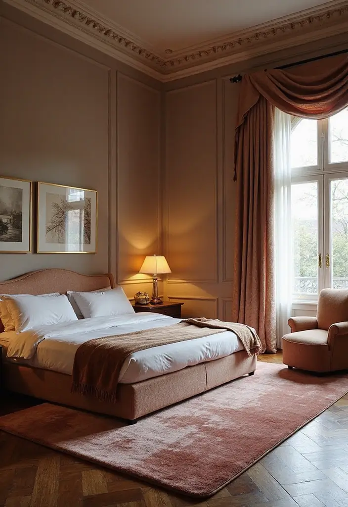 30+ Dreamy Bedroom Rug Ideas for a Cozy Retreat 28 30+ Dreamy Bedroom Rug Ideas for a Cozy Retreat - 28. Soft Texture: Velvet Rugs