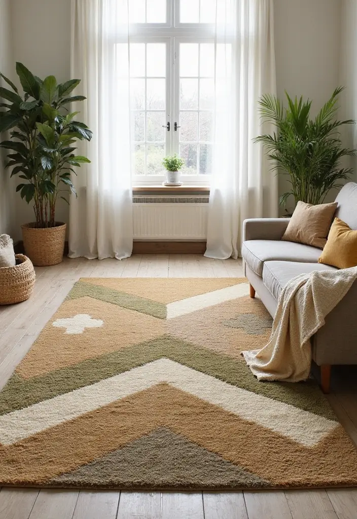 30+ Gorgeous Layered Rug Ideas for Cozy Spaces 7 30+ Gorgeous Layered Rug Ideas for Cozy Spaces - 7. Earthy Tones and Neutrals