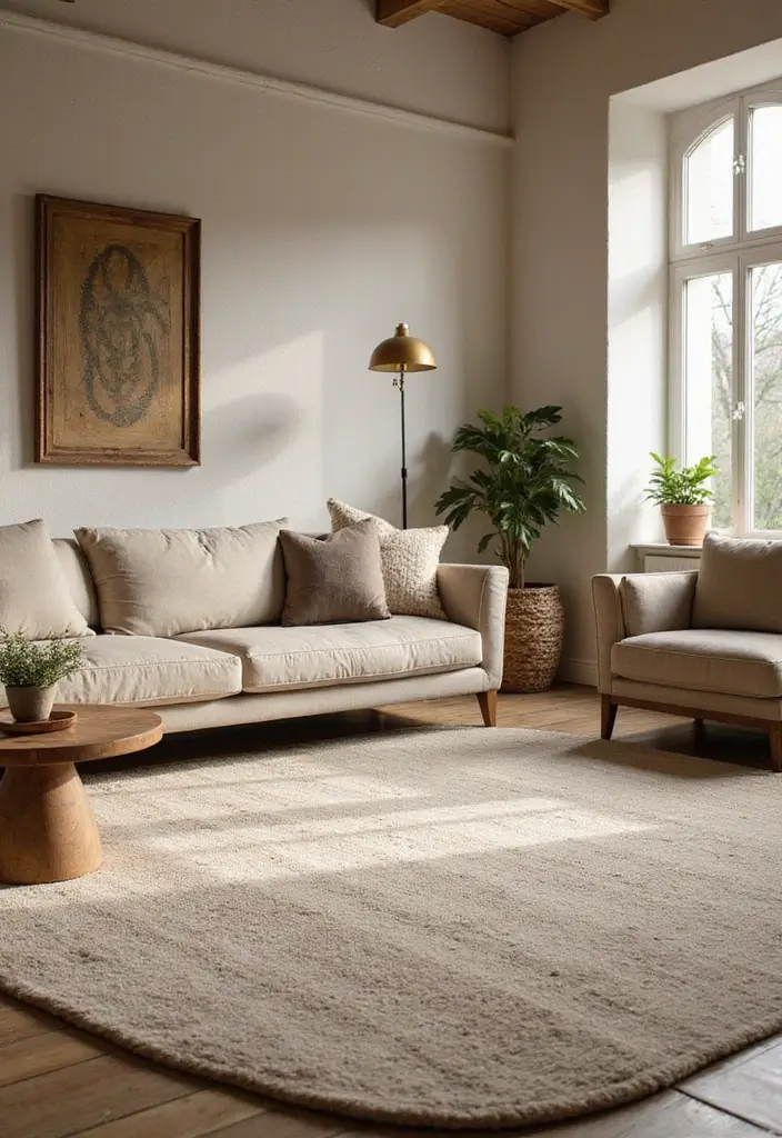 30+ Living Room Rug Ideas That Transform Your Space 1 30+ Living Room Rug Ideas That Transform Your Space - 1. Sustainable Wool Wonders