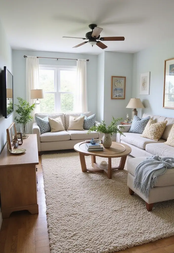 30 Rugs That Go Perfectly With Sea Salt Paint - 14. Textured Boucle