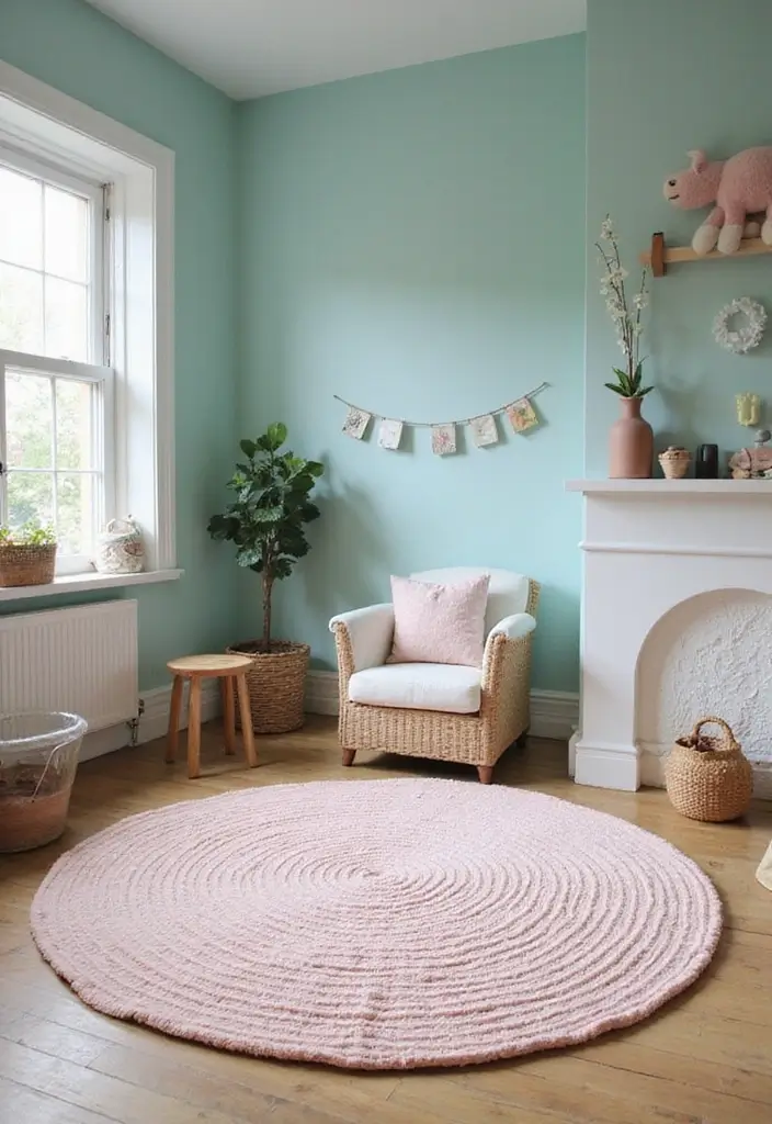 30 Rugs That Go Perfectly With Sea Salt Paint - 9. Textured Cotton
