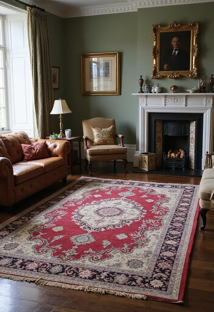 30 Rugs That Look Amazing on Dark Wood Floors - 5. Classic Persian Patterns