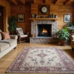 30 Rustic Living Room Rug Ideas for a Cozy Cabin Feel