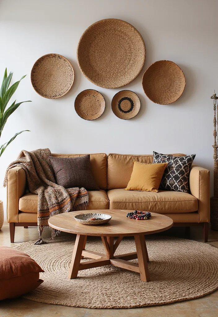 10 African Living Room Ideas for Vibrant Cultural Style - 10. Cultural Themed Accessories