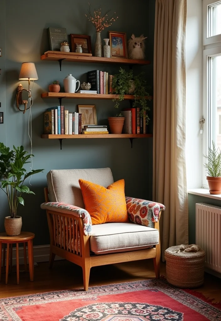 10 African Living Room Ideas for Vibrant Cultural Style - 8. Cozy Reading Nooks