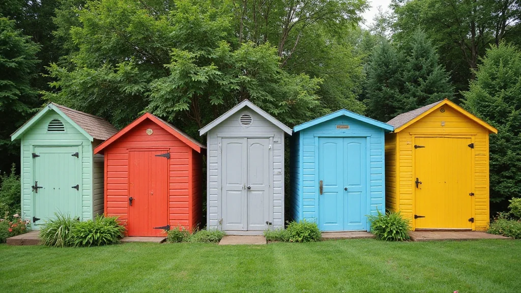 10 Backyard Shed Paint Ideas for Fresh Outdoor Style
