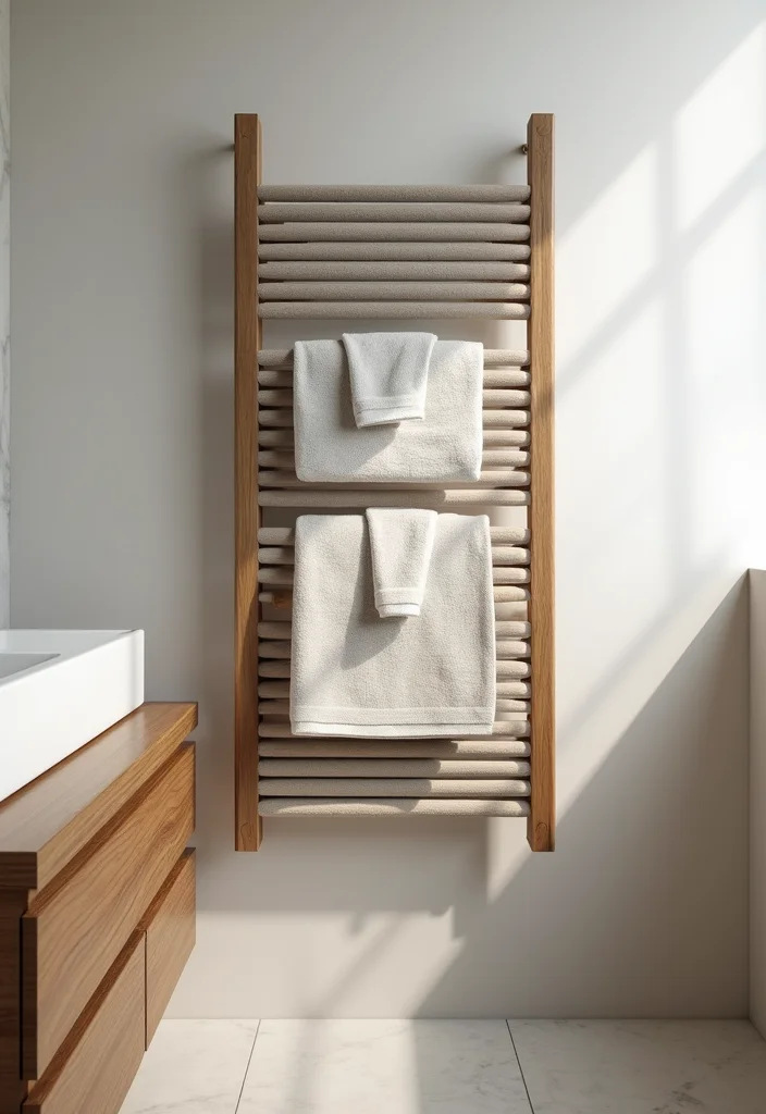 10 Bathroom Hardware Ideas for a Polished Functional Look - 2. Stylish Towel Racks