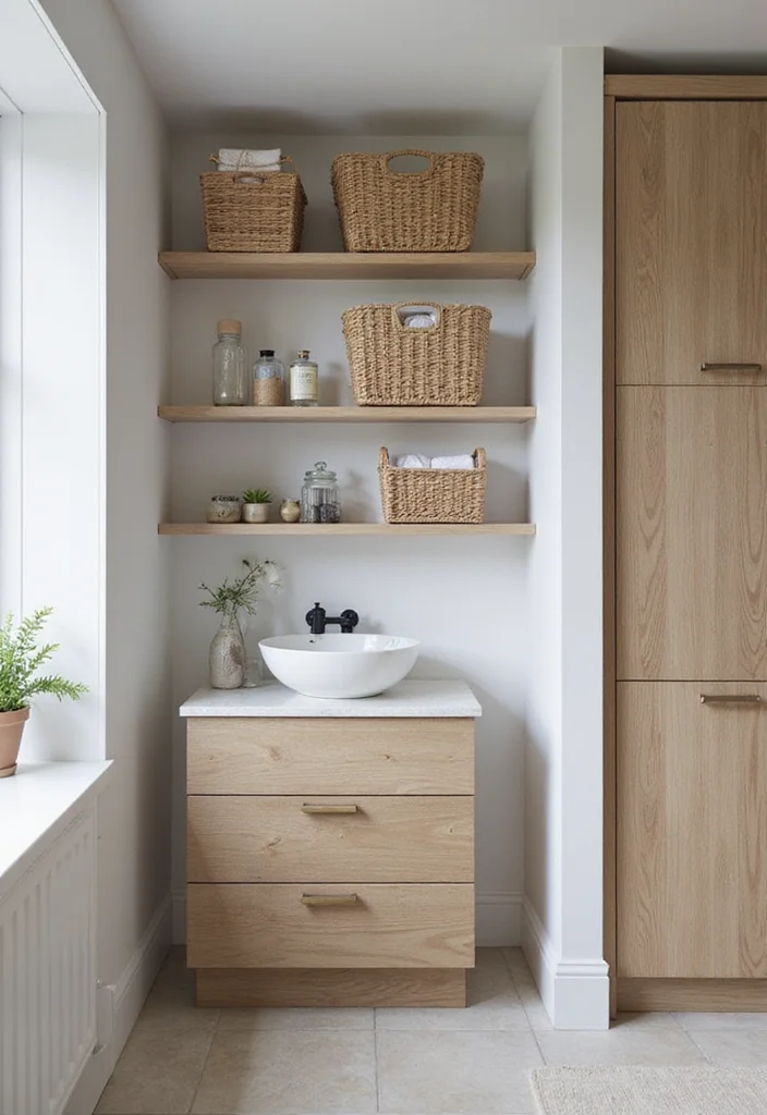 10 Bathroom Hardware Ideas for a Polished Functional Look - 4. Sleek Storage Solutions