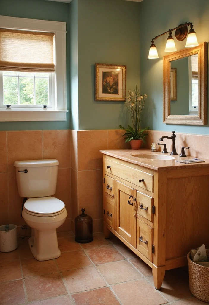 10 Bathroom Hardware Ideas for a Polished Functional Look - 8. Earthy Color Palettes