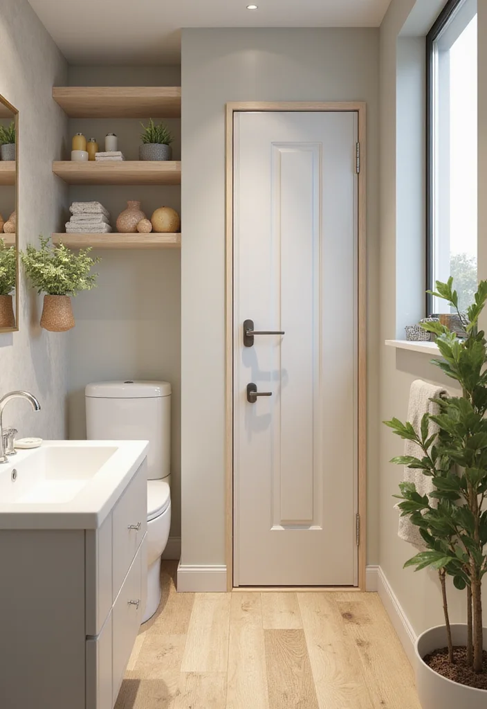 10 Bathroom Sliding Door Ideas for Space Saving Layouts - 4. Pocket Sliding Doors