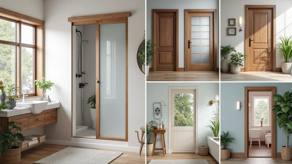 10 Bathroom Sliding Door Ideas for Space Saving Layouts