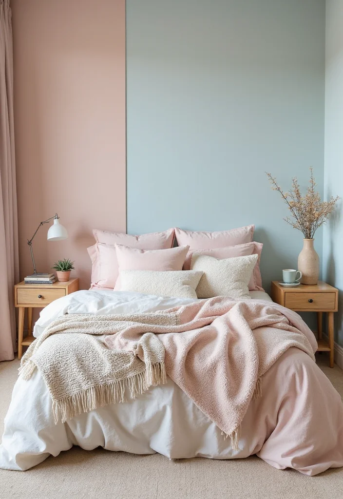 10 Bedroom Ideas Cute for Light Fun Styling - 1. Soft Pastel Palettes
