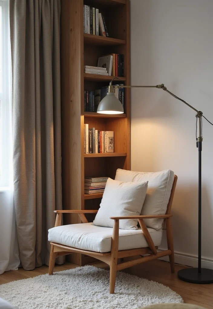 10 Bedroom Ideas Cute for Light Fun Styling - 10. Cozy Reading Nook