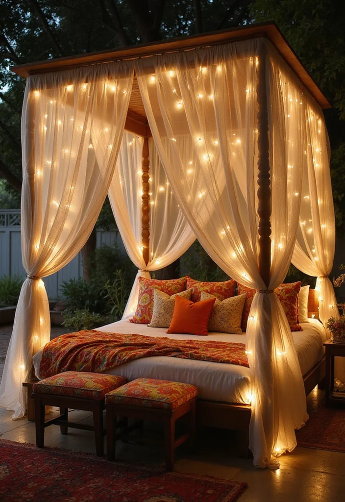 10 Bedroom Ideas Cute for Light Fun Styling - 3. Dreamy Canopy Beds