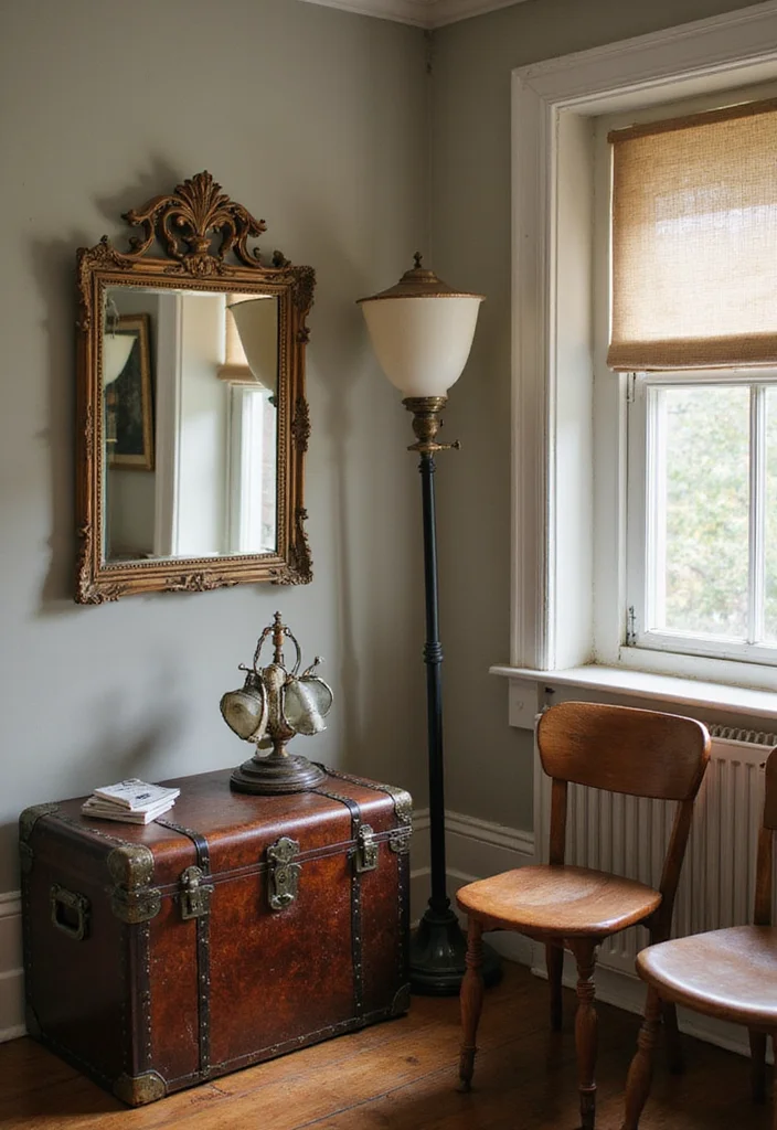 10 Bedroom Ideas Cute for Light Fun Styling - 9. Vintage Finds