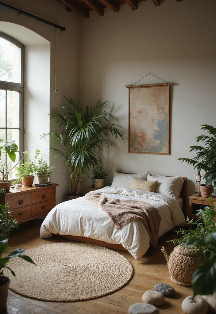 10 Christian Bedroom Ideas for Peaceful Faith-Filled Decor - 3. Natural Elements