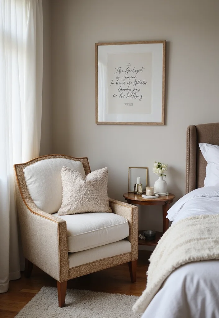 10 Christian Bedroom Ideas for Peaceful Faith-Filled Decor - 7. Personal Reflection Zone