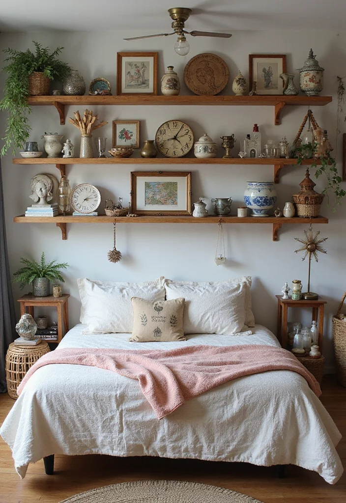 10 Funky Bedroom Ideas for Bold Creative Expression - 10. Unique Accessories That Tell Your Story