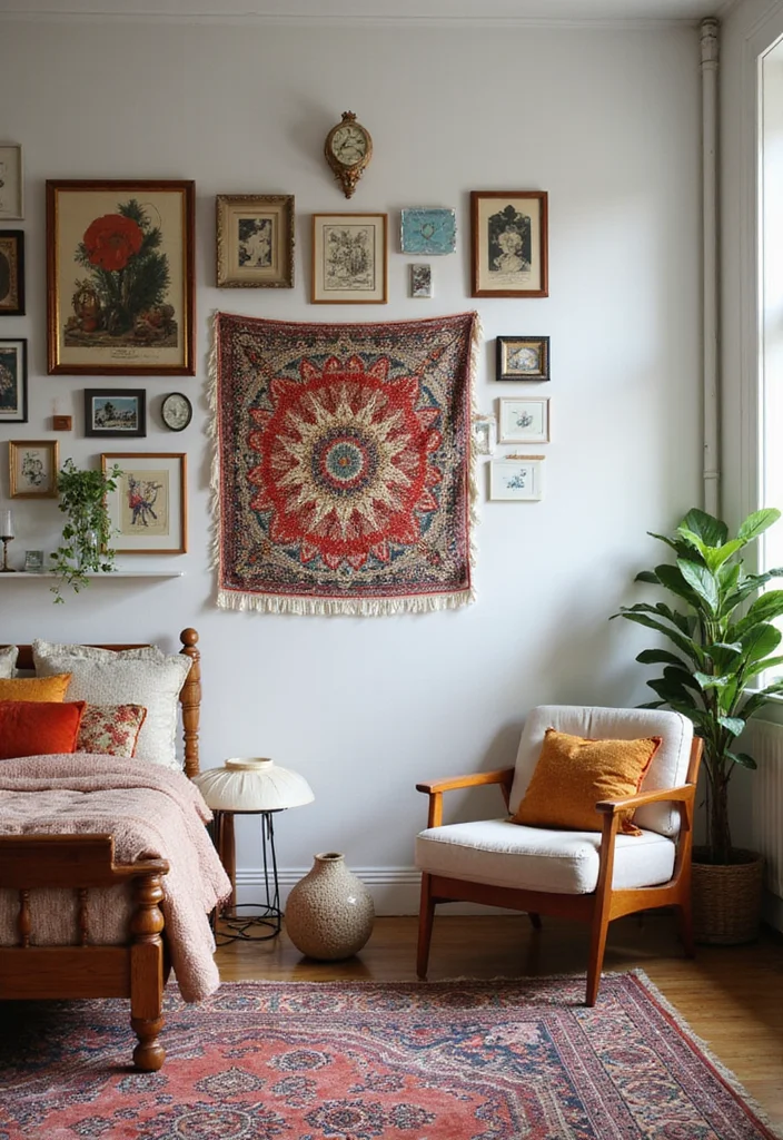 10 Funky Bedroom Ideas for Bold Creative Expression - 2. Eclectic Decor Styles