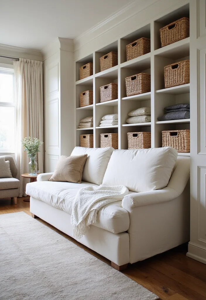 10 Futon Bedroom Ideas for Flexible Modern Living - 7. Compact Futon with Storage