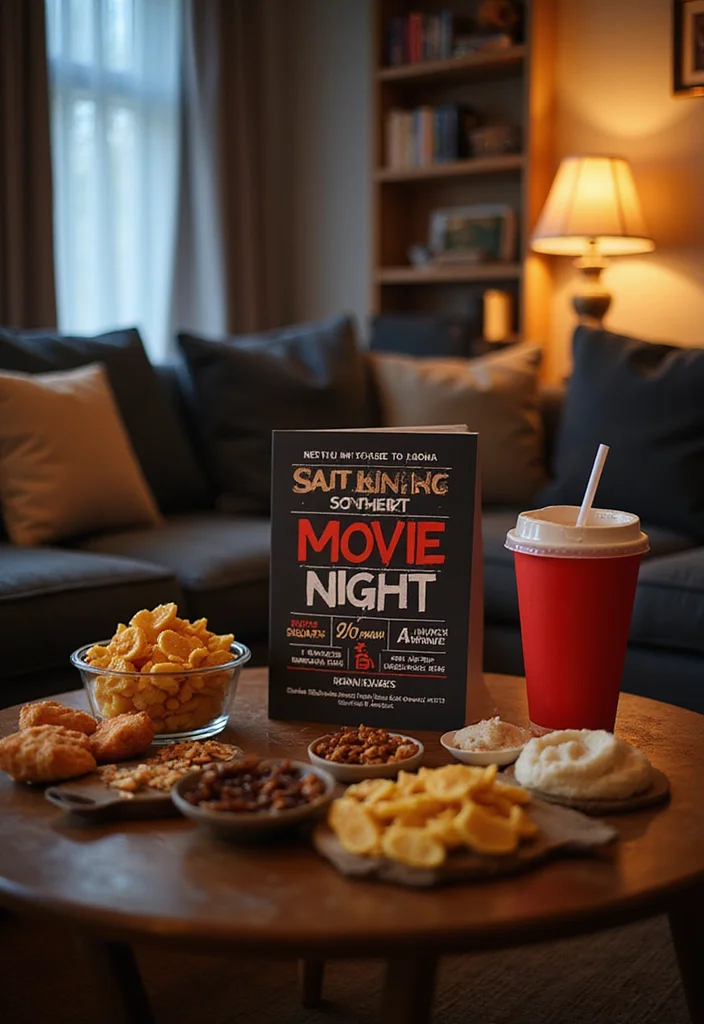 10 Living Room Movie Night Ideas for Fun Comfortable Evenings 100 10 Living Room Movie Night Ideas for Fun Comfortable Evenings - 10. Personalized Movie Night Invitations