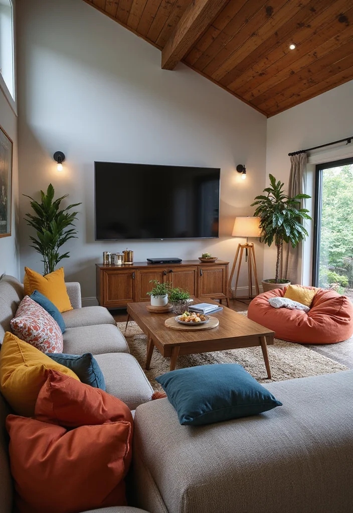 10 Living Room Movie Night Ideas for Fun Comfortable Evenings 12 10 Living Room Movie Night Ideas for Fun Comfortable Evenings - 2. Comfortable Seating Arrangements