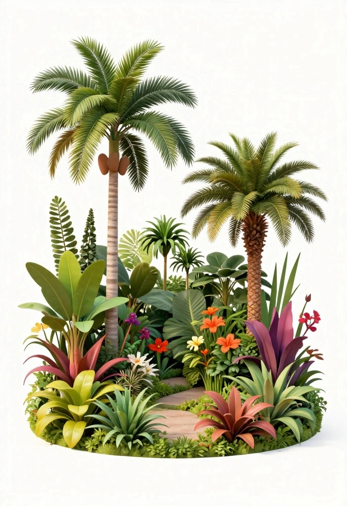 10 Miami Backyard Ideas for Bright Tropical Energy - 1. Tropical Landscaping Magic