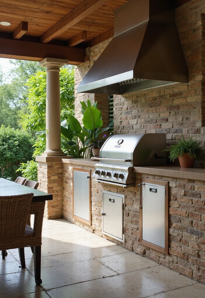 10 Miami Backyard Ideas for Bright Tropical Energy - 8. Outdoor Cooking Spaces