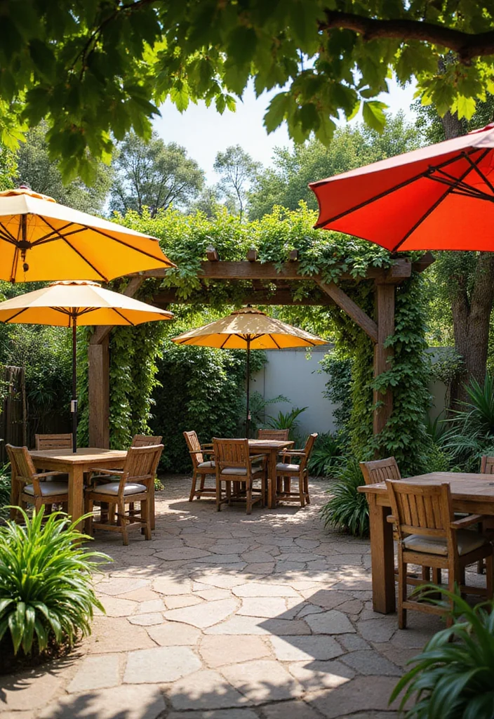 10 Miami Backyard Ideas for Bright Tropical Energy - 9. Tropical Shade Solutions