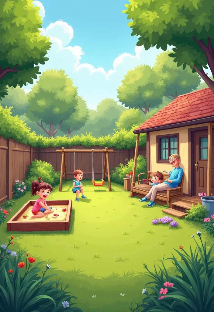 10 Shared Backyard Ideas for Organized Harmonious Use - 4. Designated Play Zones