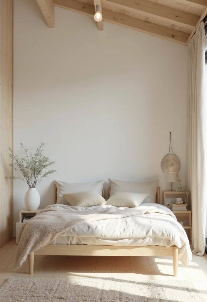 10 Shed Bedroom Ideas for Cozy Creative Retreats - 4. Minimalist Serenity with Neutral Tones