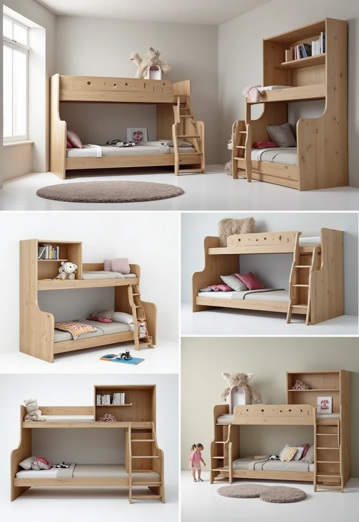 10 Small Bedroom Bunk Bed Ideas for Space Saving Solutions - 5. Modular Bunk Beds