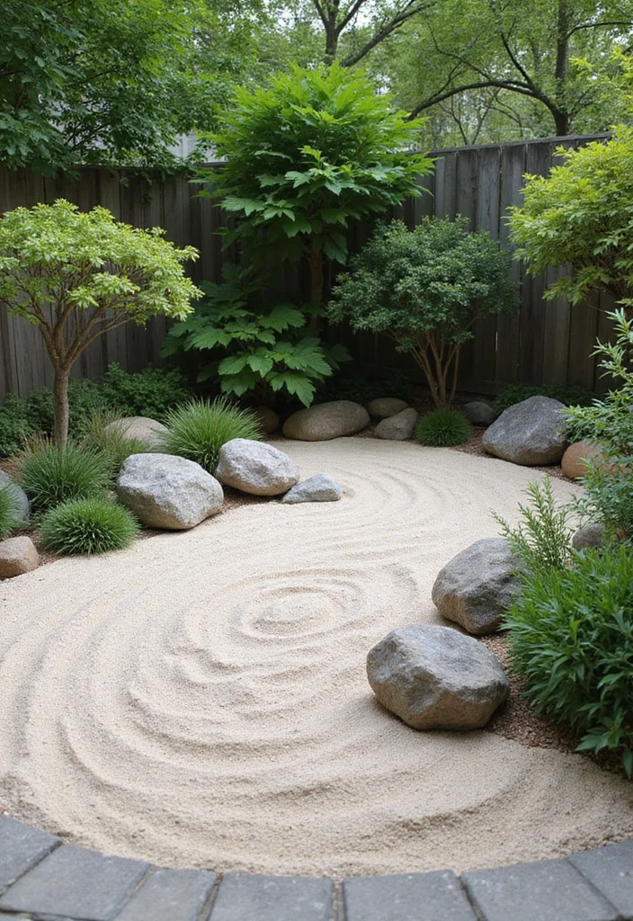 12 Beautiful Small Backyard Ideas for Charming Compact Spaces - 4. Zen Garden Corner