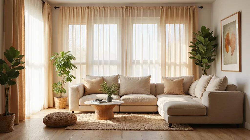 12 Beige Curtains Living Room Ideas for Soft Neutral Warmth