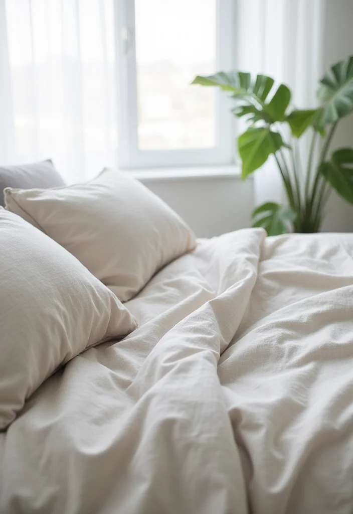 12 Bright Bedroom Ideas for Airy Happy Spaces - 1. Embrace Eco-Friendly Fabrics