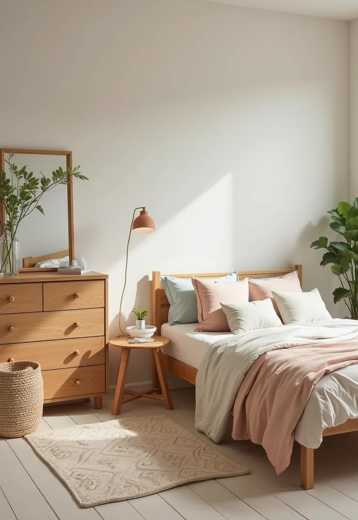 12 Bright Bedroom Ideas for Airy Happy Spaces - 5. Go for Light Wood Furniture