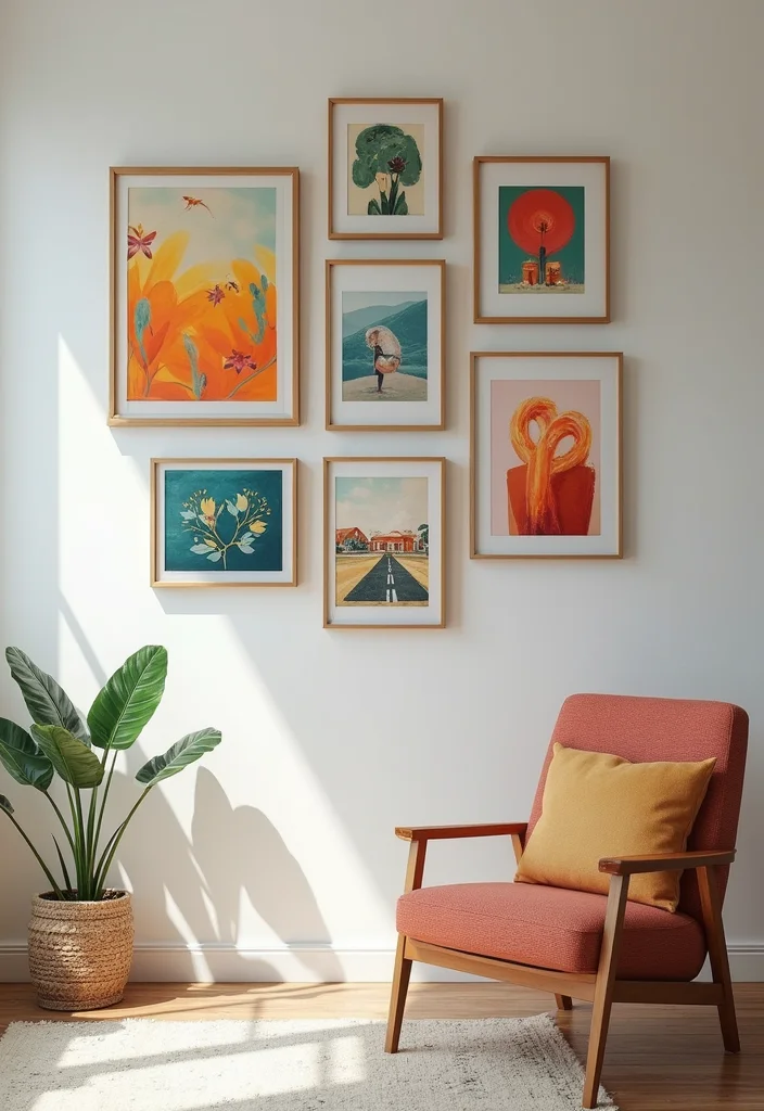 12 Bright Bedroom Ideas for Airy Happy Spaces - 8. Utilize Wall Art for Personality