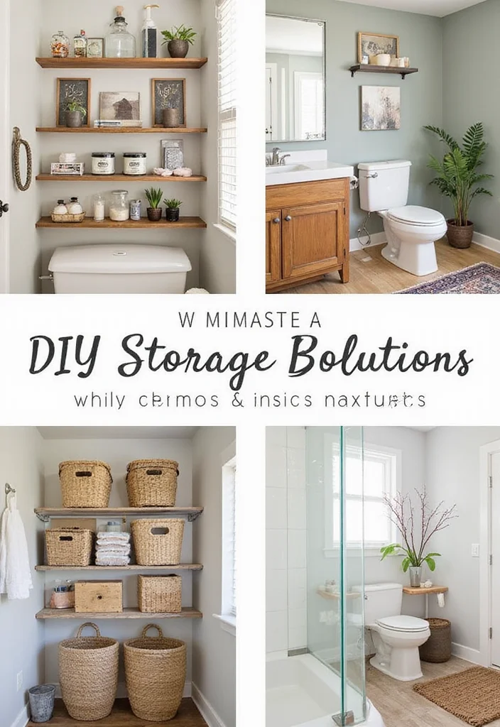 12 DIY Bathroom Storage Ideas for Budget Friendly Organization - Conclusion
