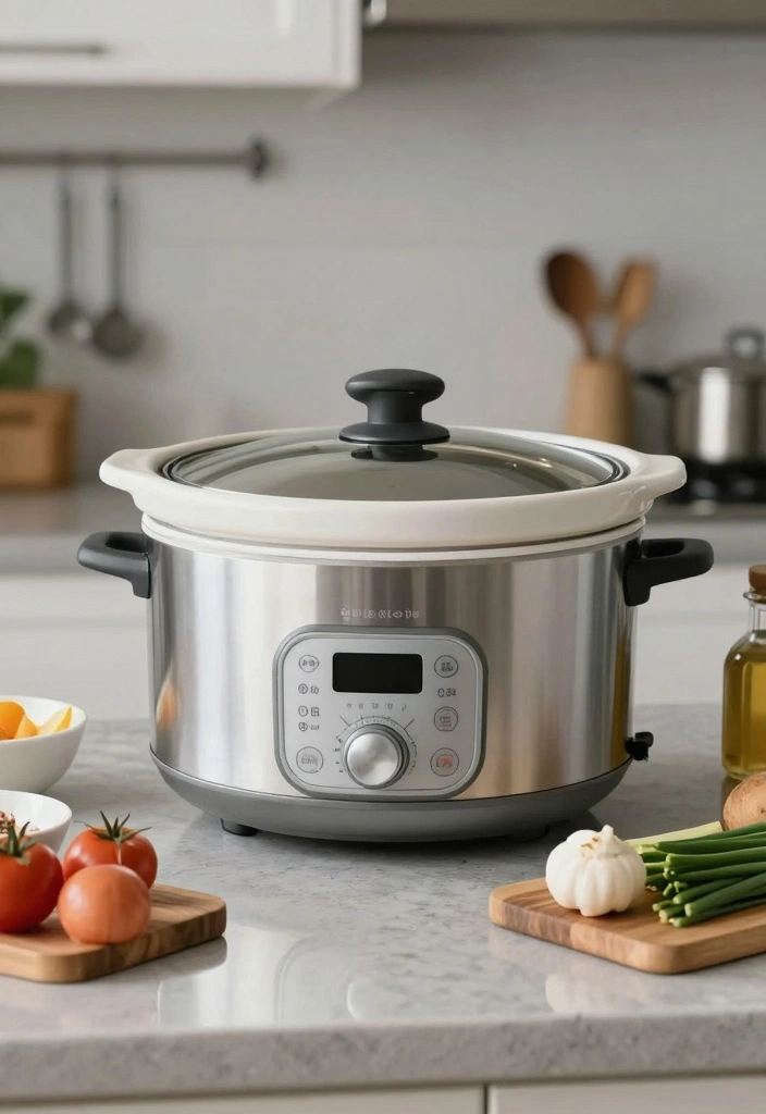 12 Kitchen Appliances Ideas for Efficient Stylish Cooking - 10. Compact Slow Cooker