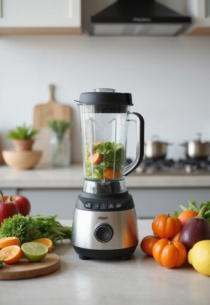 12 Kitchen Appliances Ideas for Efficient Stylish Cooking - 3. Space-Saving Blender
