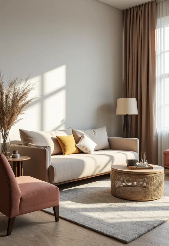 12 Living Room Extension Ideas for More Space and Function - 11. Choose a Compact Sofa