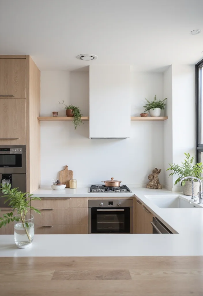 12 Masculine Kitchen Ideas for Strong Clean Aesthetics - 3. Minimalist Designs with Functional Features