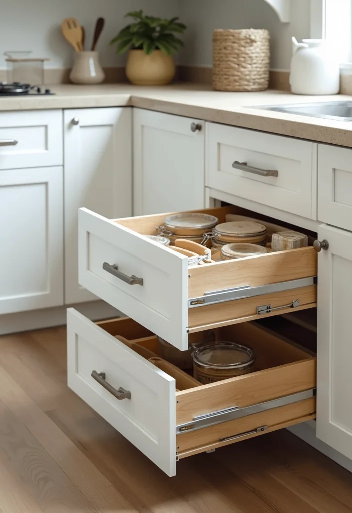 12 Masculine Kitchen Ideas for Strong Clean Aesthetics - 7. Customized Storage Solutions