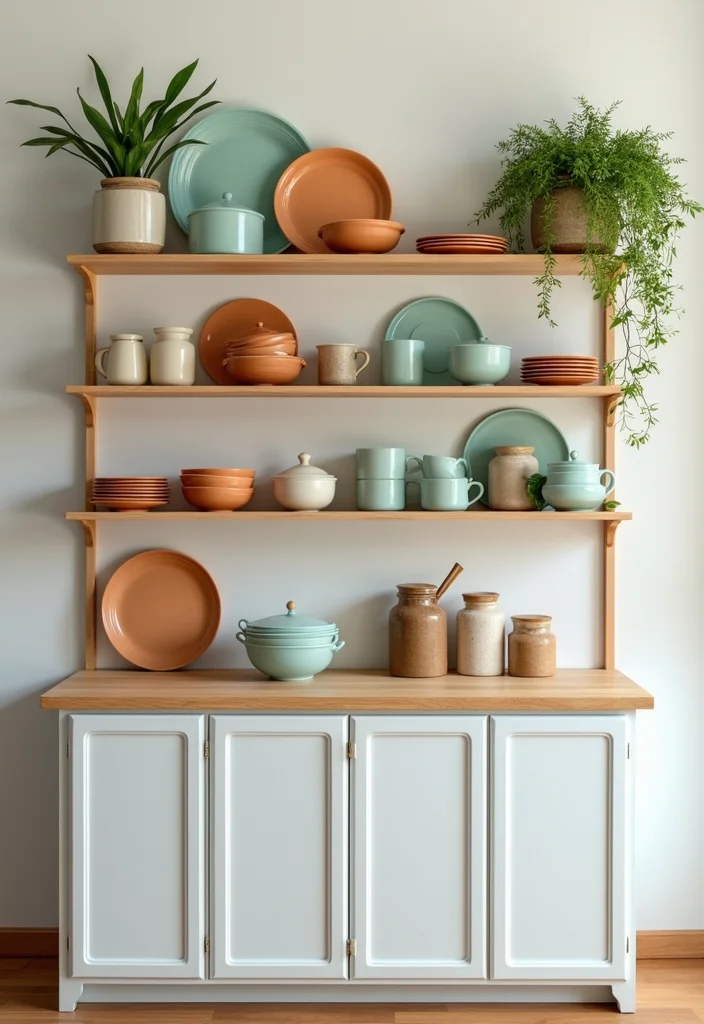 12 Medium Kitchen Ideas for Functional Comfortable Layouts 1 12 Medium Kitchen Ideas for Functional Comfortable Layouts - 1. Open Shelving for Easy Access