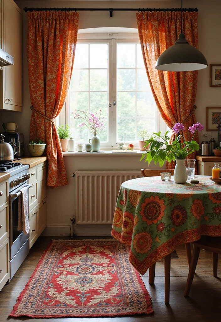 12 Medium Kitchen Ideas for Functional Comfortable Layouts 118 12 Medium Kitchen Ideas for Functional Comfortable Layouts - 12. Stylish Textiles for Comfort