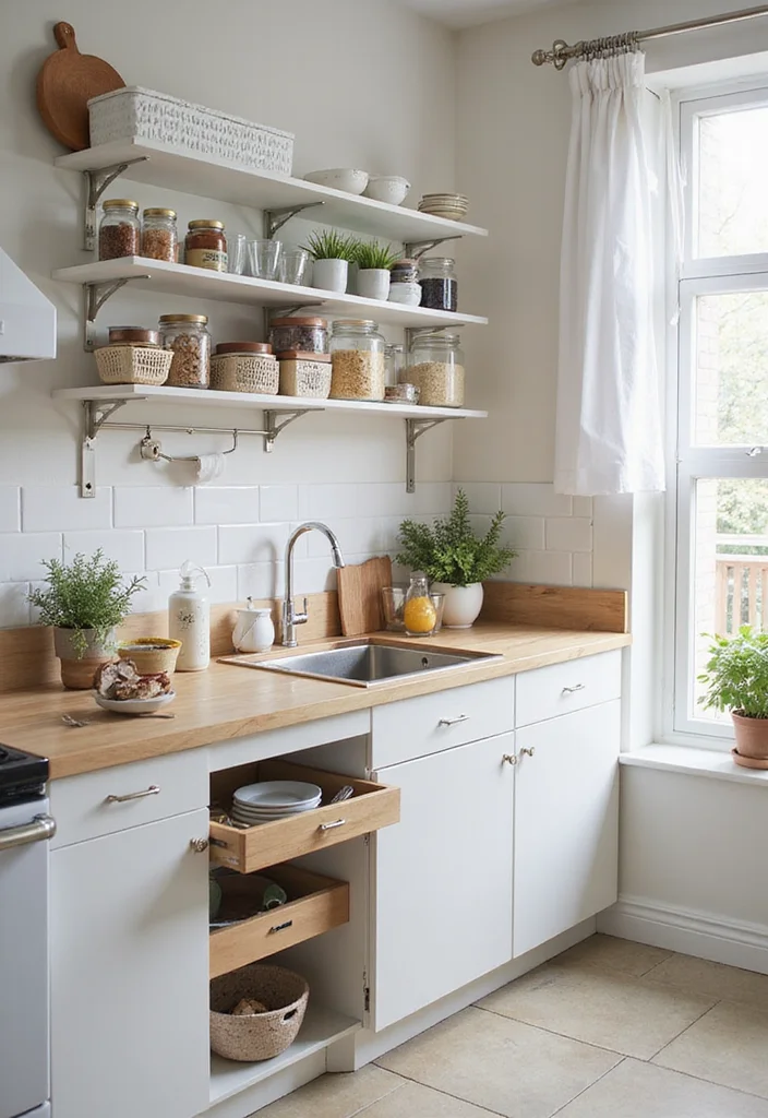 12 Medium Kitchen Ideas for Functional Comfortable Layouts 23 12 Medium Kitchen Ideas for Functional Comfortable Layouts - 3. Smart Storage Solutions